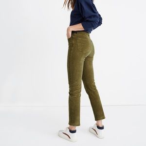 🫒Madewell Classic Straight Jeans Corduroy Edition🫒